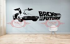 Back To The Future DeLorean Movie Vinyl Decal Sticker Car Wall Window Decorative