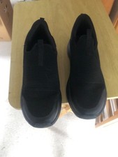 Ladies Black Slip-On Shoes