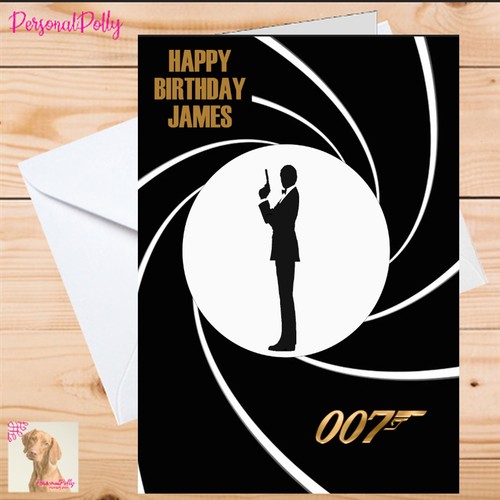 Personalised james bond card - james,