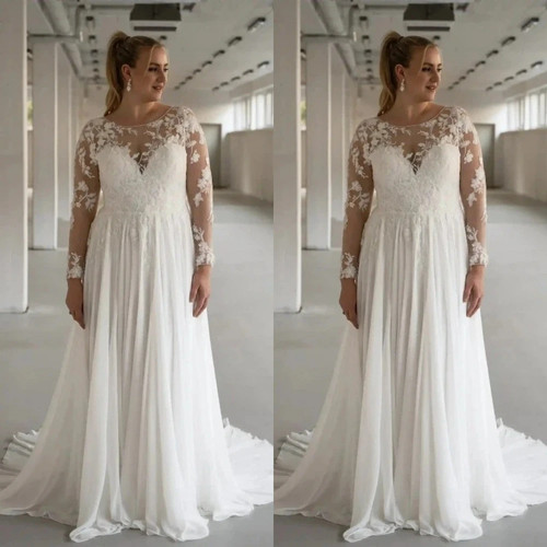 Chiffon wedding dresses - wedding,