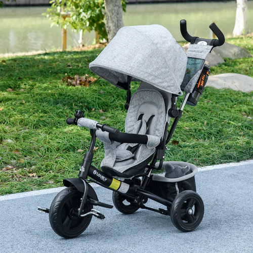 Homcom kids trike - homcom, 6-in-1