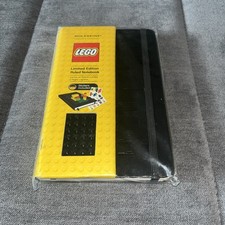 Lego Moleskin Ruled Notebook 13x21cm Black Sealed Package
