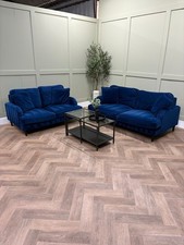 Navy Velvet Dunelm Beatrice 3