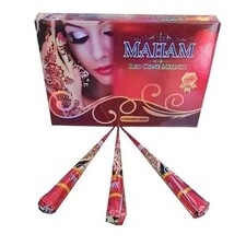 3 x  MAHAM DEEP DARK RED HENNA