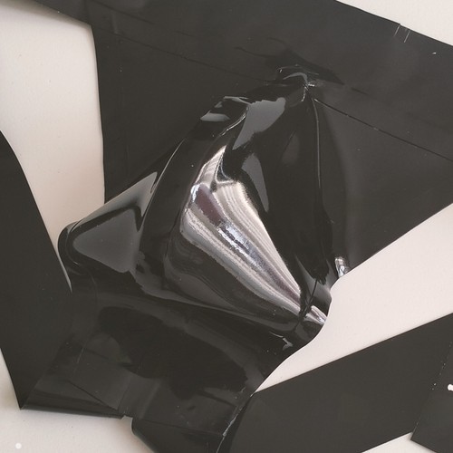 Stretch black latex rubber - -,