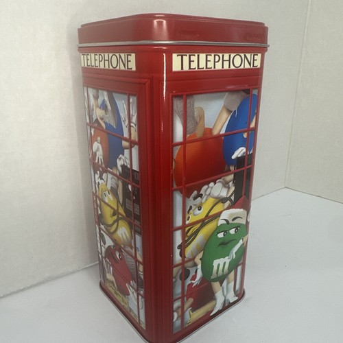 Telephone booth candy - m&m’s,