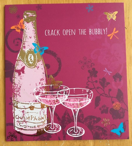 Crack open the bubbly - 'crack,
