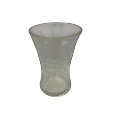 Vintage Cordial Shot Glass Etched Grape Design Clear Tapered Bar Pub Man Cave