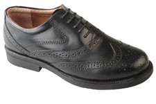 Leather wide fitting - fitting, brogues