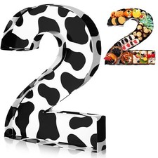 13.7" Cow Print Cardboard