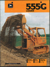 John Deere "555G" Tracked Loader Shovel Brochure Leaflet