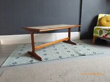 mid century teak coffee table vintage tile top table fishtail Stonehill GPlan