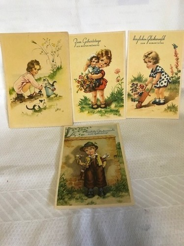 Vintage german postcard - vintage,