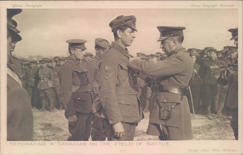 Postcard ww1 decorating - postcard,
