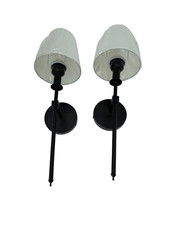 Pair Black Wall Sconces Industrial Modern Lamp E26 - C121 O280