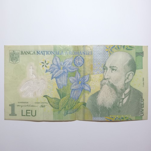 2005 romania leu banknote - 2005,