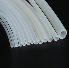 White Silicone Tube ID 2mm-38mm Vacuum Water Air Pump Pipe Exhaust Drain Hose