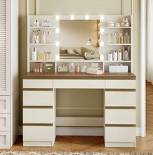 Dressing Table With Led Mirror