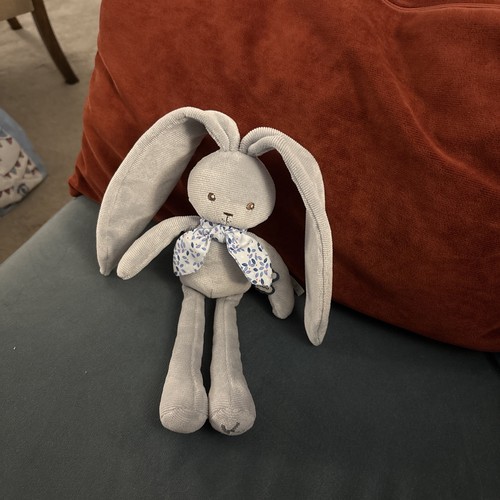 Kaloo grey blue bow - grey, bunny