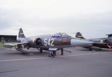 35mm Aircraft Slide F-104 Starfighter MM6814 Italian Air Force IAT Fairford 1985