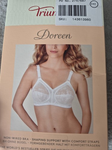 Triumph doreen white non - doreen, non-wired