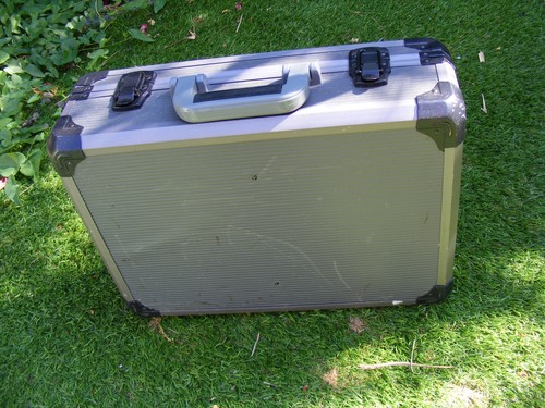 Aluminium hard suit case - aluminium,