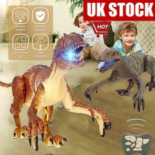 Remote Control Dinosaur Toys, Big Walking Dinosaur Robot W/Simulation RC Toys