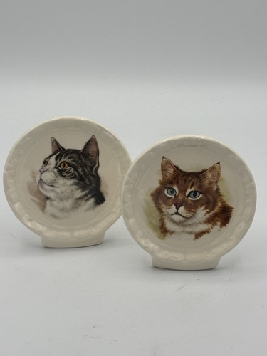 Pair decorative cat kitten - pair,
