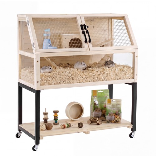 Wooden hamster cage tier - cage, 2