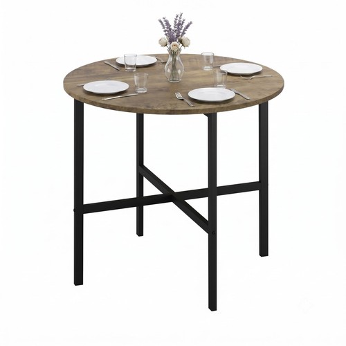 80cm round wooden - 80cm, dining
