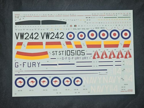 Airfix hawker sea - sea, fb.11