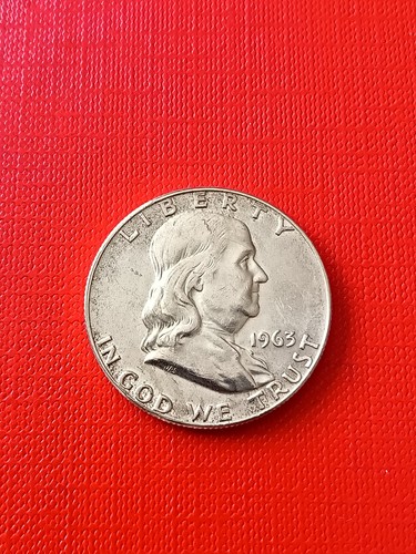 1963 half dollar franklin - d,