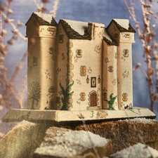 Meg Evershed 3D Scottish tower house Cross Stitch Chart