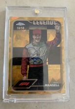 Nigel Mansell RARE Signed 2024