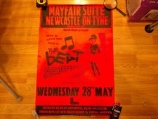 THE BEAT - MAYFAIR NEWCASTLE 1980 ORIGINAL POSTER 2 TONE THE SPECIALS SKA PUNK