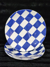 4 Blue & White Checkered