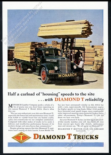 1948 diamond truck 806a - t,