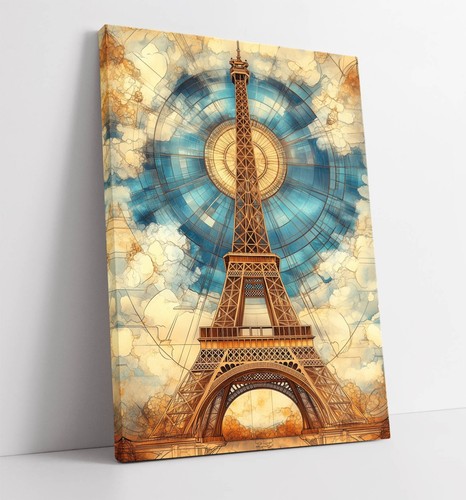 Abstract eiffel tower - abstract,