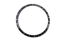 BLACK BEZEL INSERT TO FIT OMEGA SPEEDMASTER 105.003 105.012 145.002 145.012