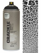 Montana Crackle Effect Spray Paint 400ml - Traffic Black EC9017