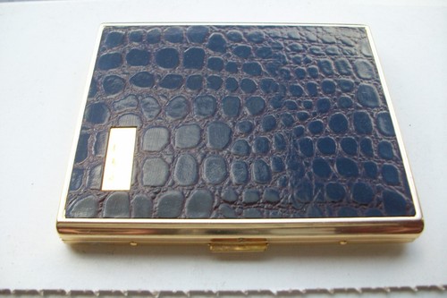 Vintage faux gold alligator - gold,