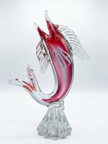 Vintage murano glass purple - glass,