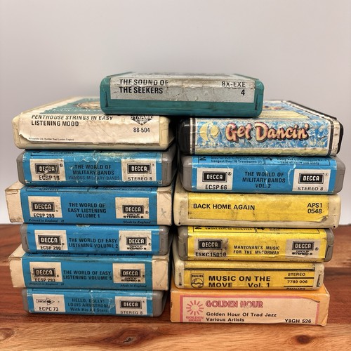 Decca track cartridge - 8-track, bundle