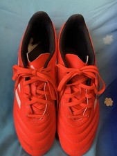 Adidas Men’s Size 8 Astro Turf Football Boots Orange & White