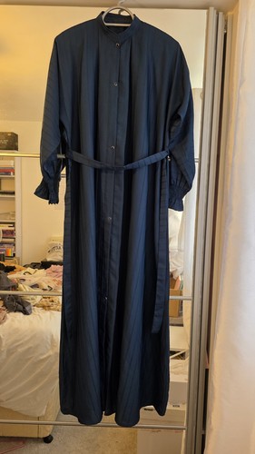 Navy blue abaya - blue,