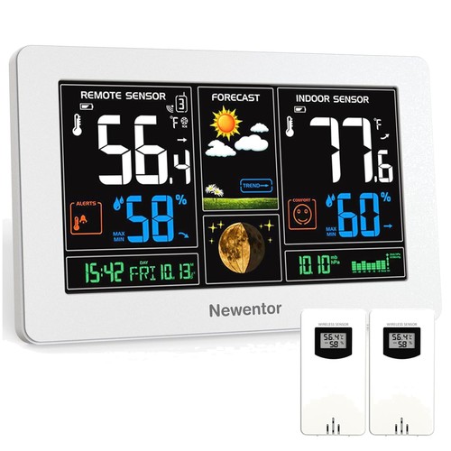 Color display wireless weather - display,