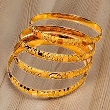 Ethnic Bangles 22k Gold Plated