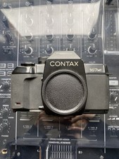 Contax 167MT 35mm Film SLR Camera Body – Powers On – Mirror Stuck