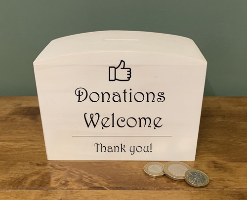 Wooden money box for - money,