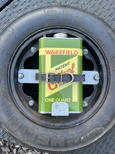 Lambretta spare wheel mounted - wheel,